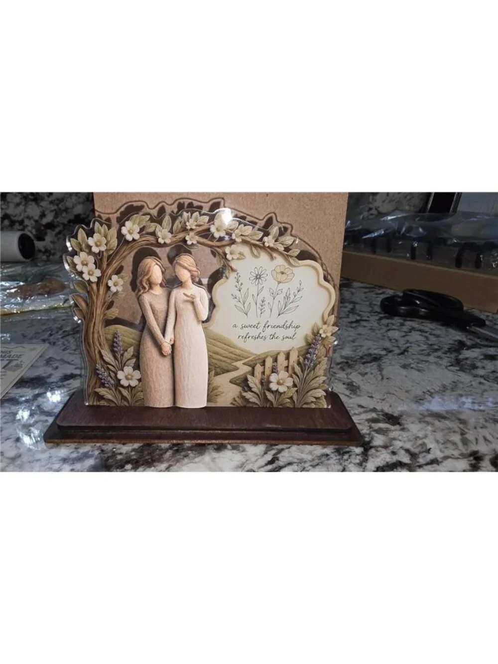 Best Friend Birthday Gifts for Women, Friendship Keepsake Plaque